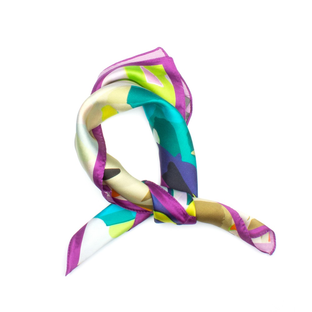 Ede Sidensjal 50x50cm Lila Lila