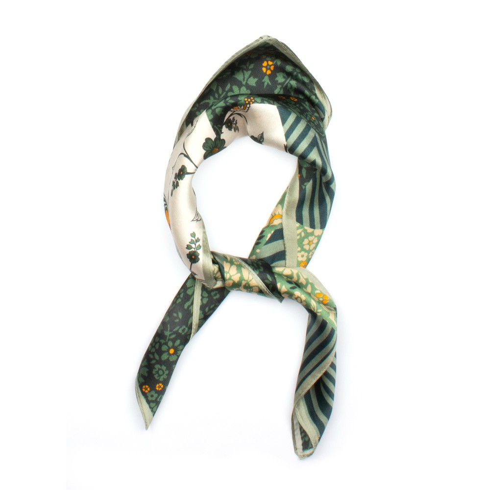 Vianen Sidensjal 50x50cm Grön Grön