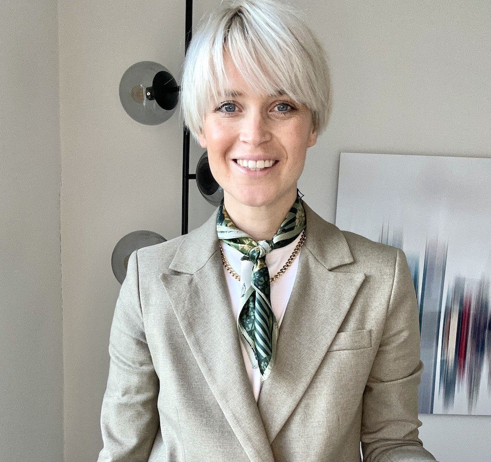 Vianen Sidensjal 50x50cm Grön Grön