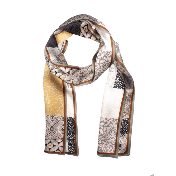 Tating Silk Shawl Grey