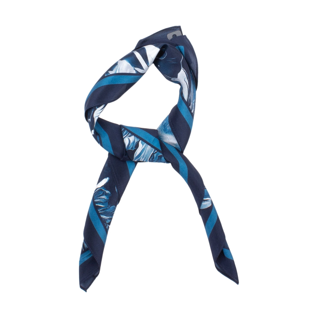 Pescara Silk Shawl Blue