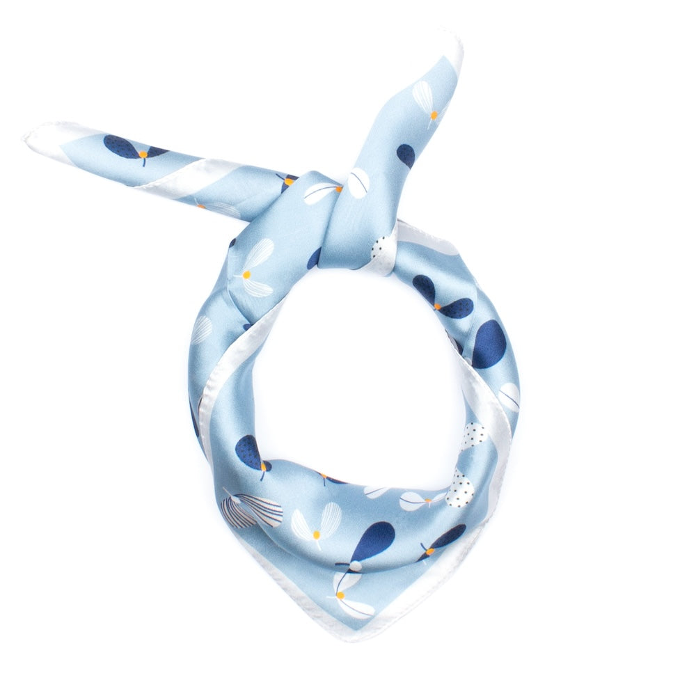 Limoges Silk Shawl Blue