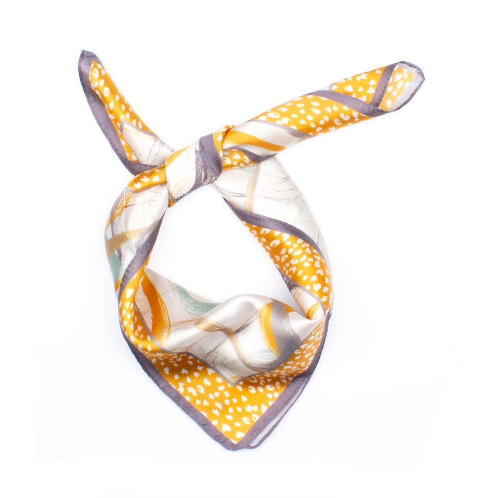 Nantes Silk Scarf Yellow