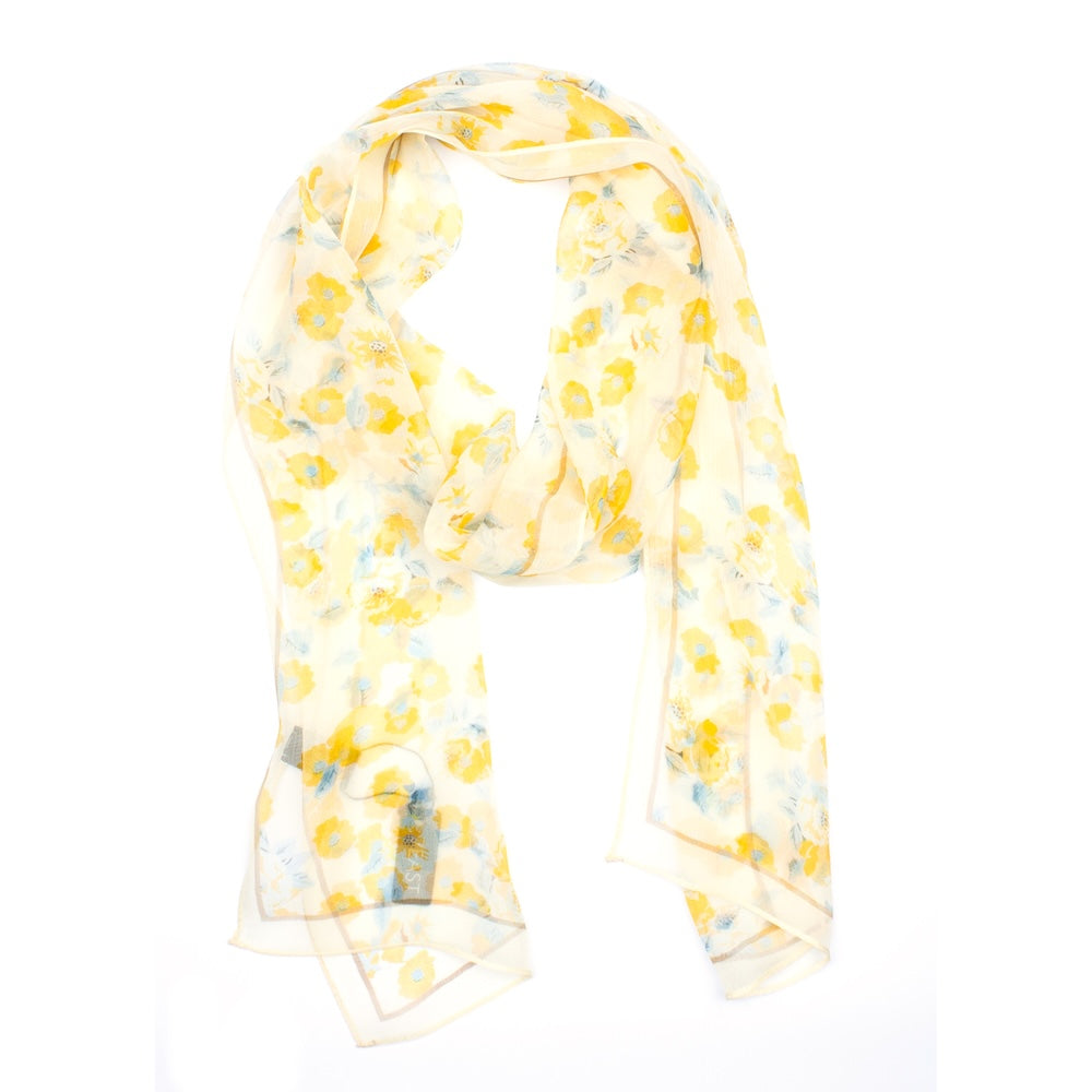 Beauvais Silk Scarf Yellow