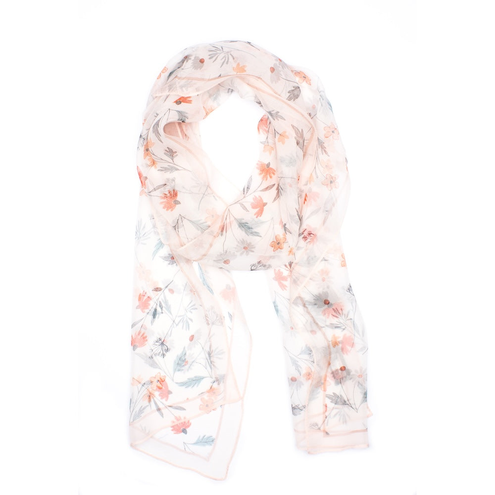 Creil Silk Scarf Pink