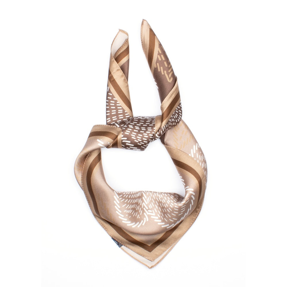 Jersey Silk Scarf Sand