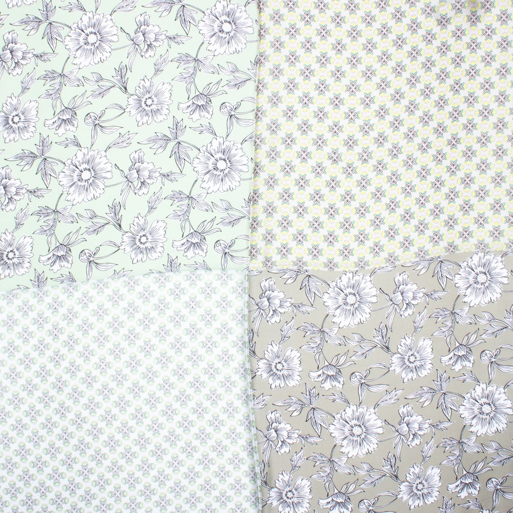 Le Mans Silk Scarf Green