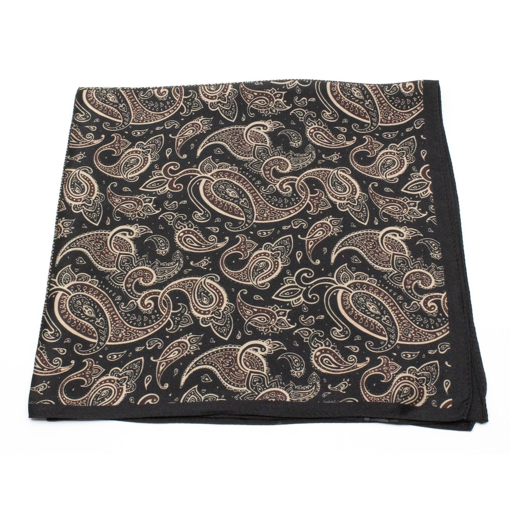 Coimbra Sidensjal 50x50cm Svart