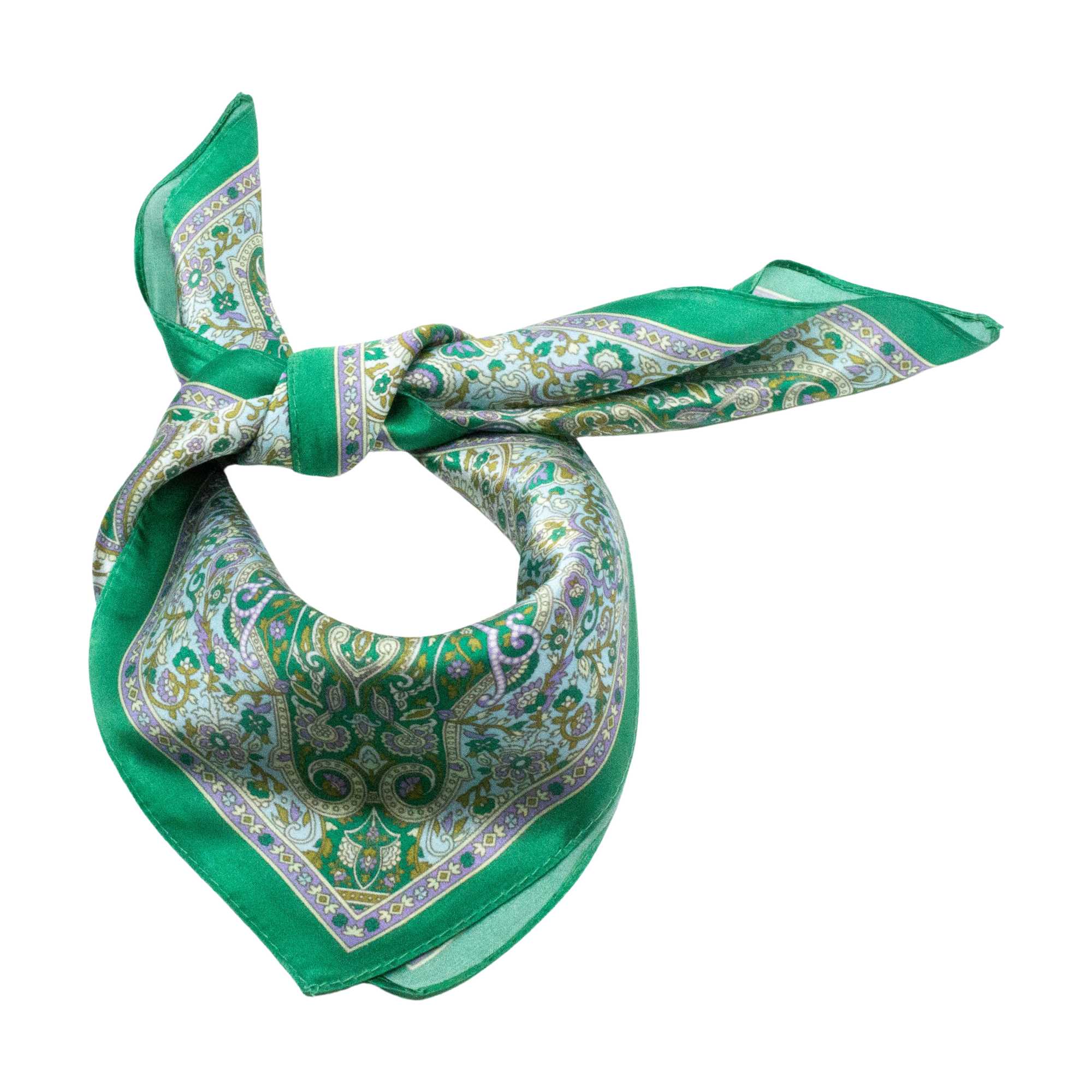 Romford Sidensjal 50x50cm Grön