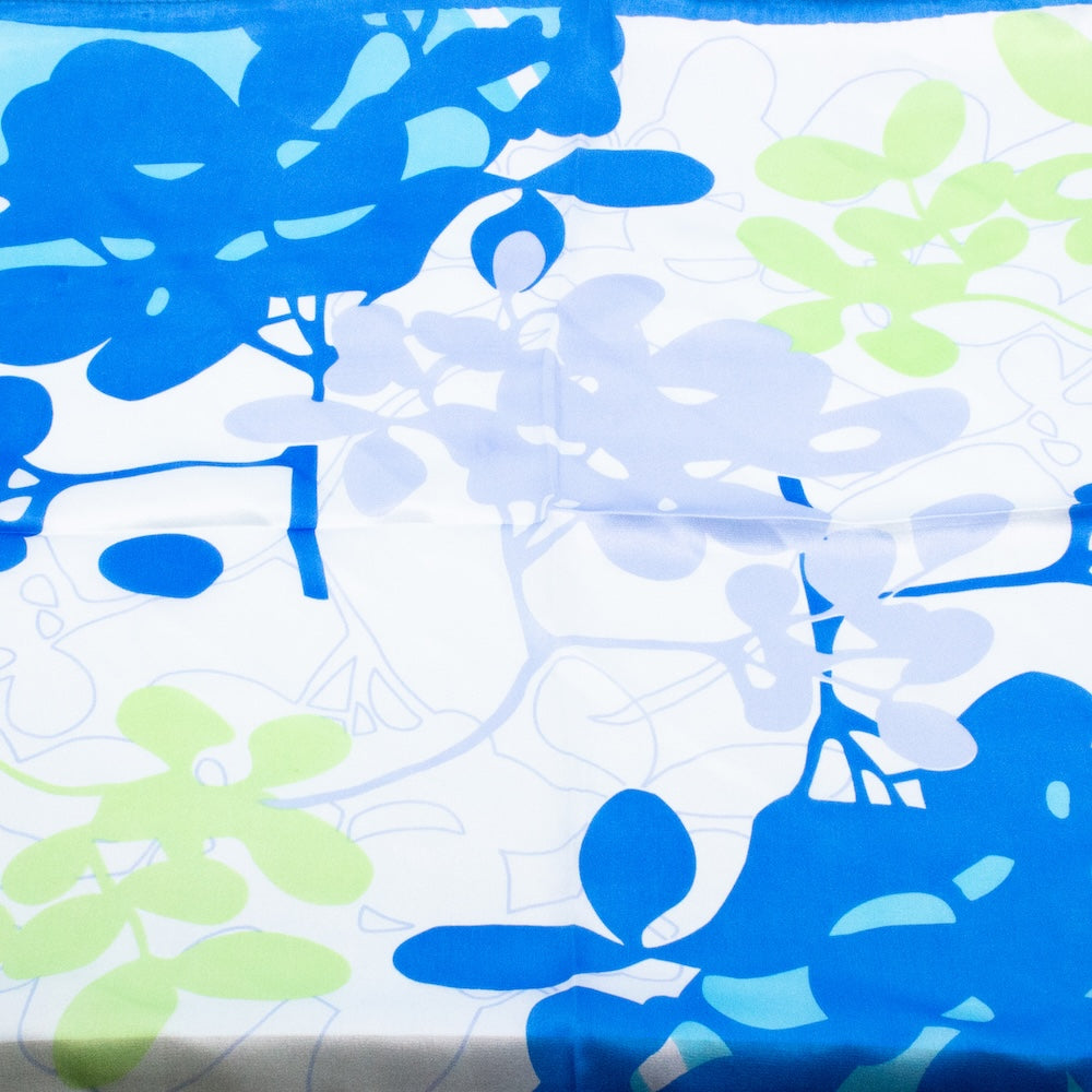 Pigalle Sidensjal 50x50cm Blå