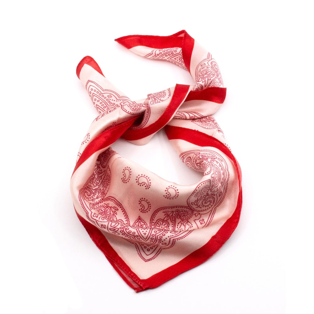 Picpus Sidensjal 50x50cm Rosa