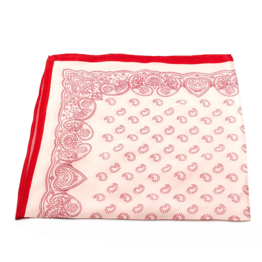 Picpus Sidensjal 50x50cm Rosa