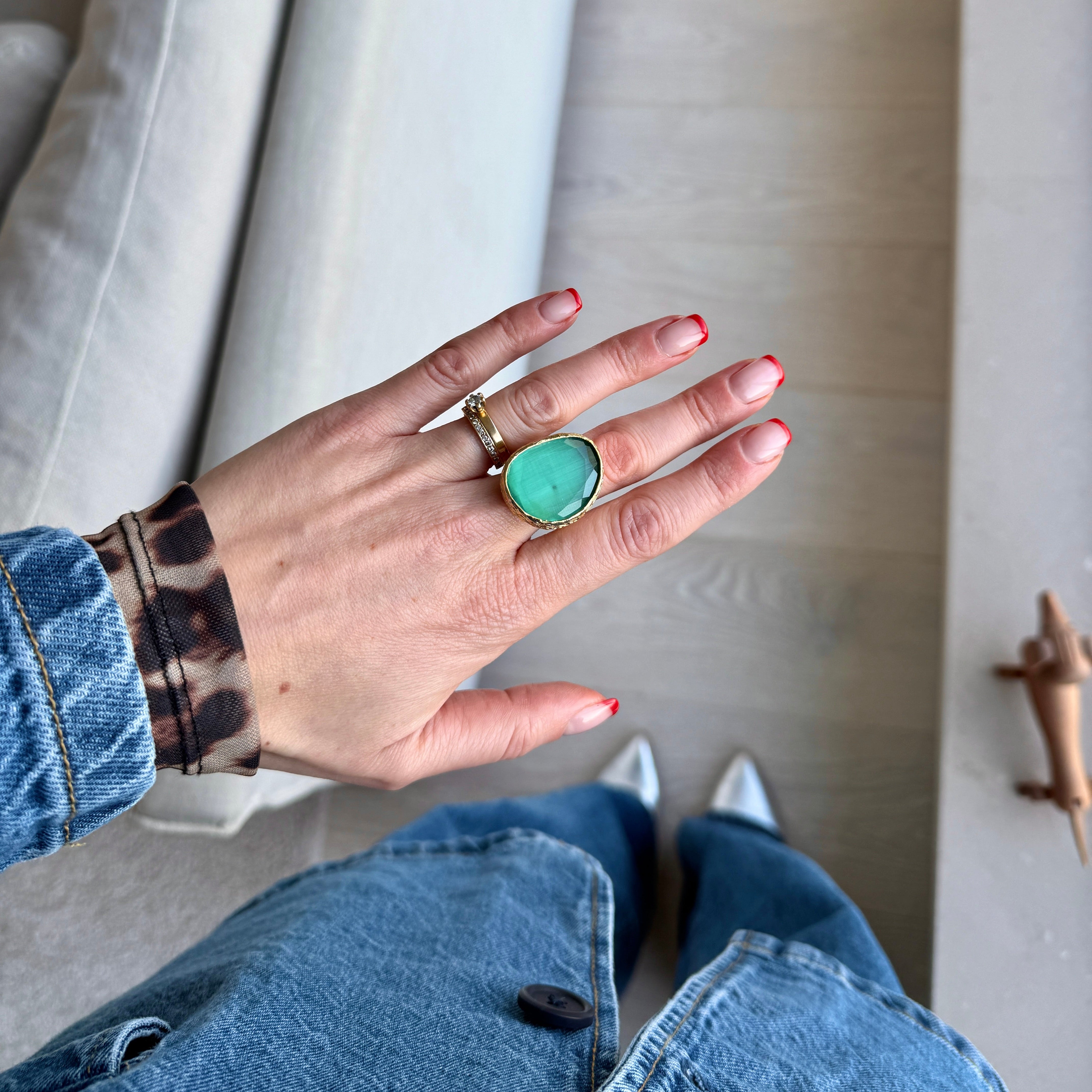 Omikron Big Ring Turquoise