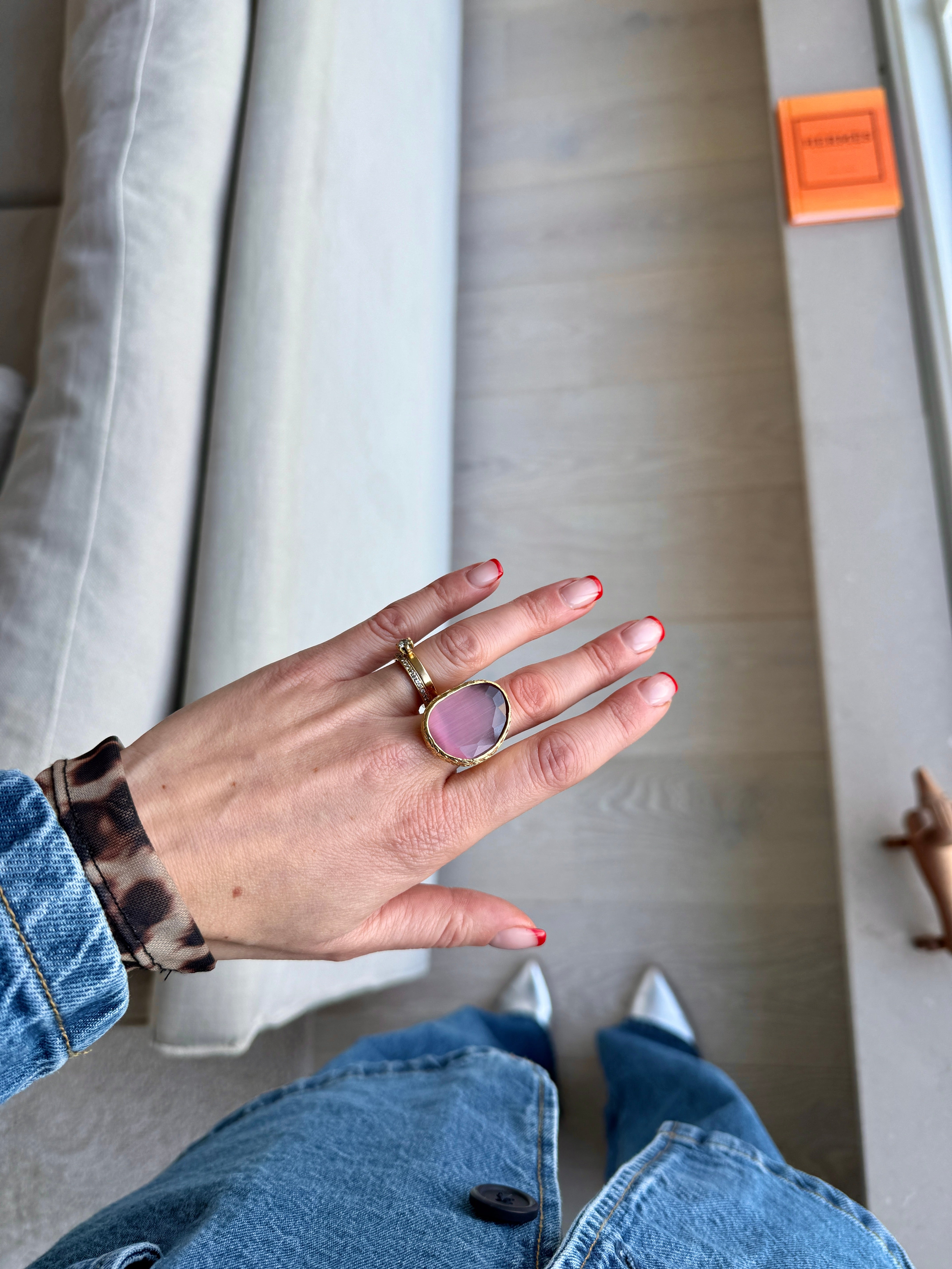 Omikron Big Ring Pink