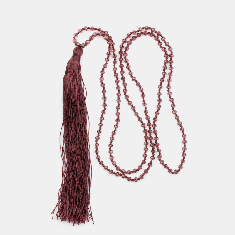 Ananda Halsband Plommon Lila