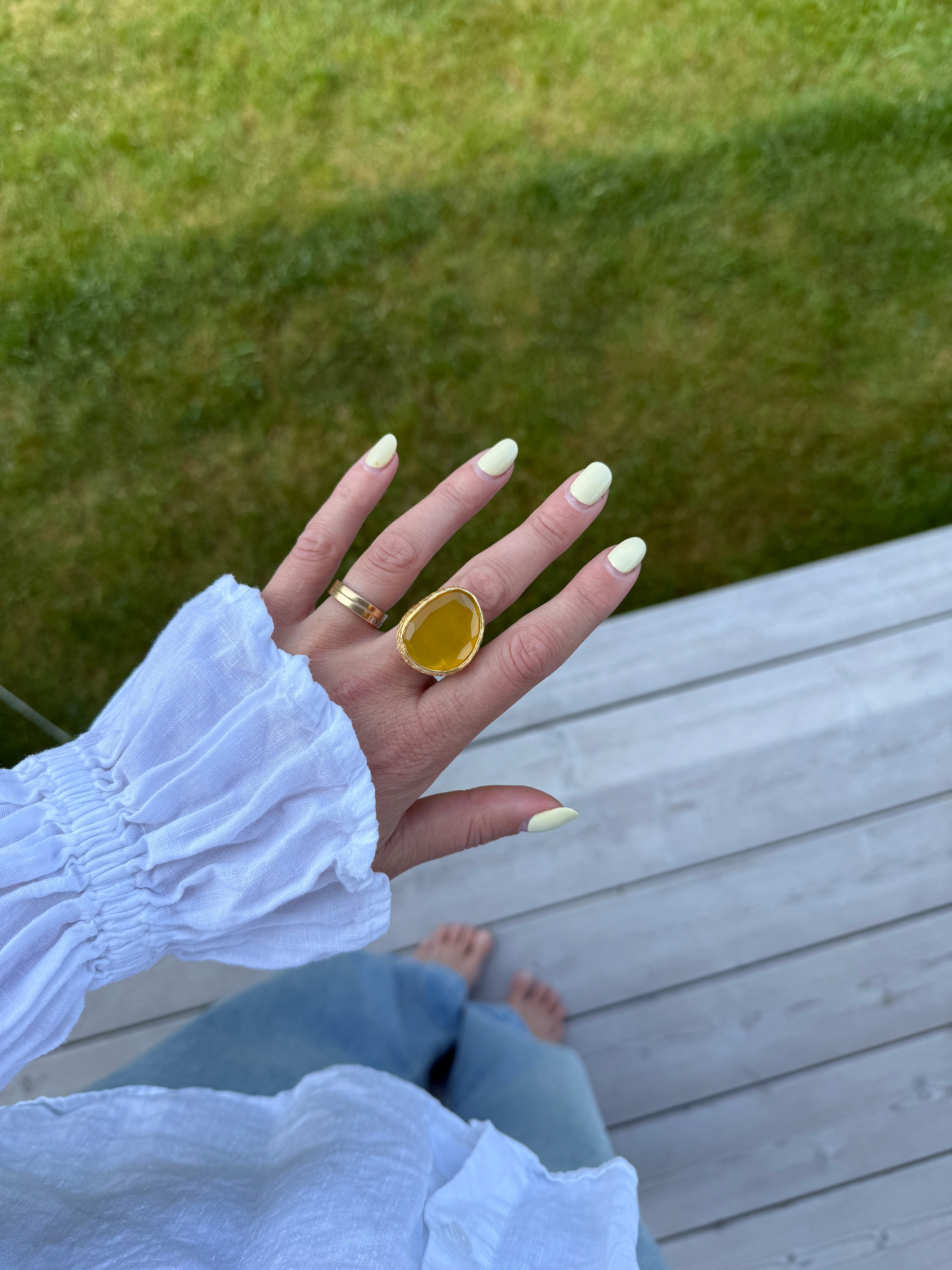Omikron Big Ring Gul