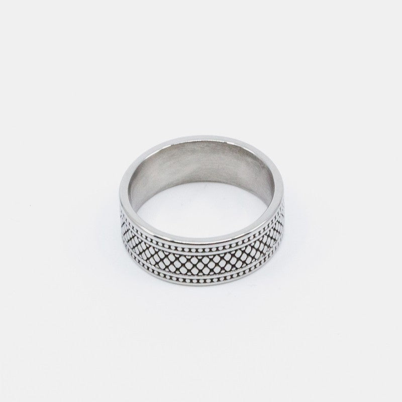 Pattern Ring Stål Stål