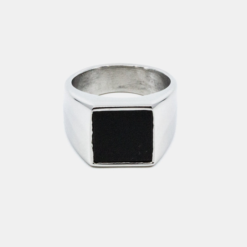Signet Ring Stål Stål