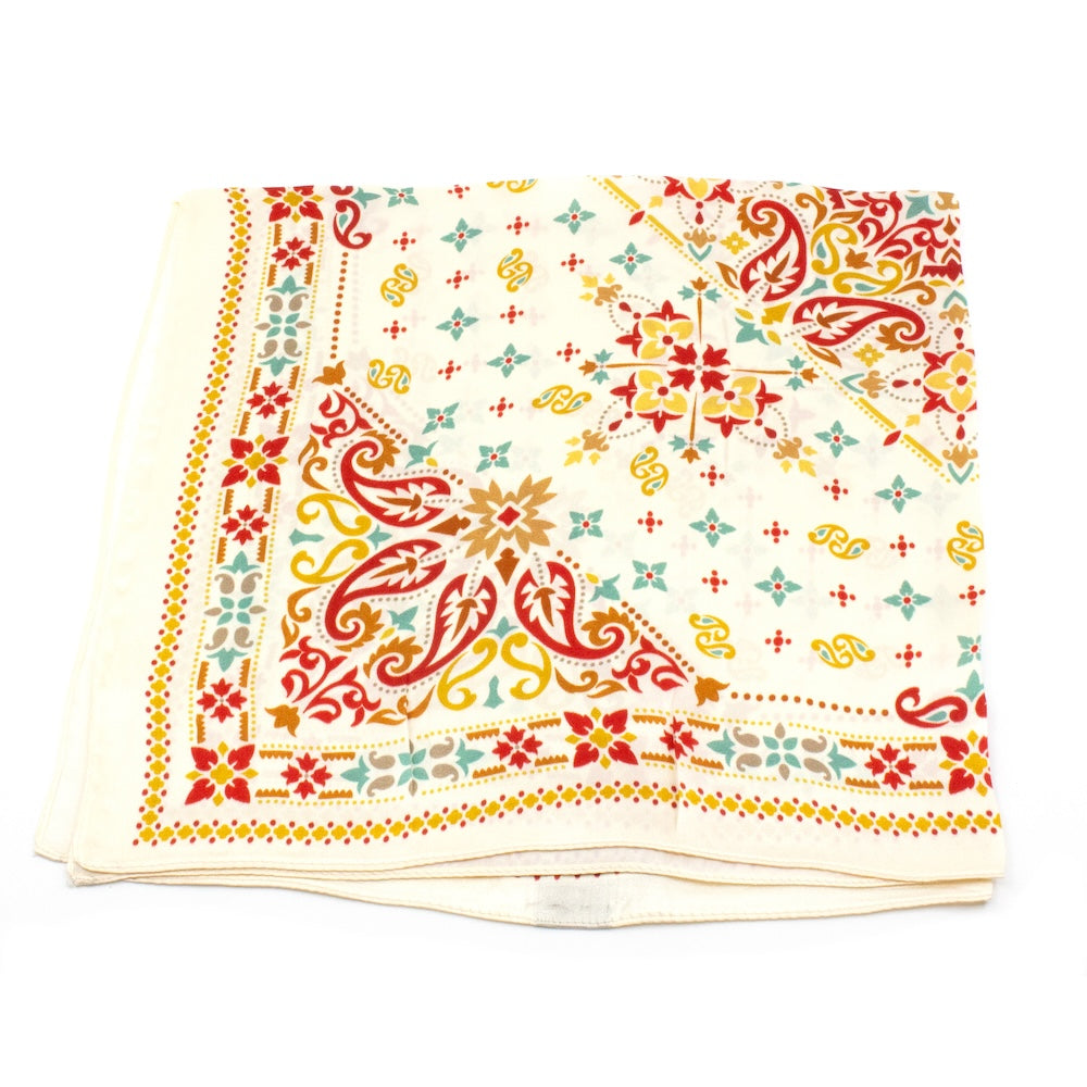 Auteuil Sidensjal 50x50cm Röd