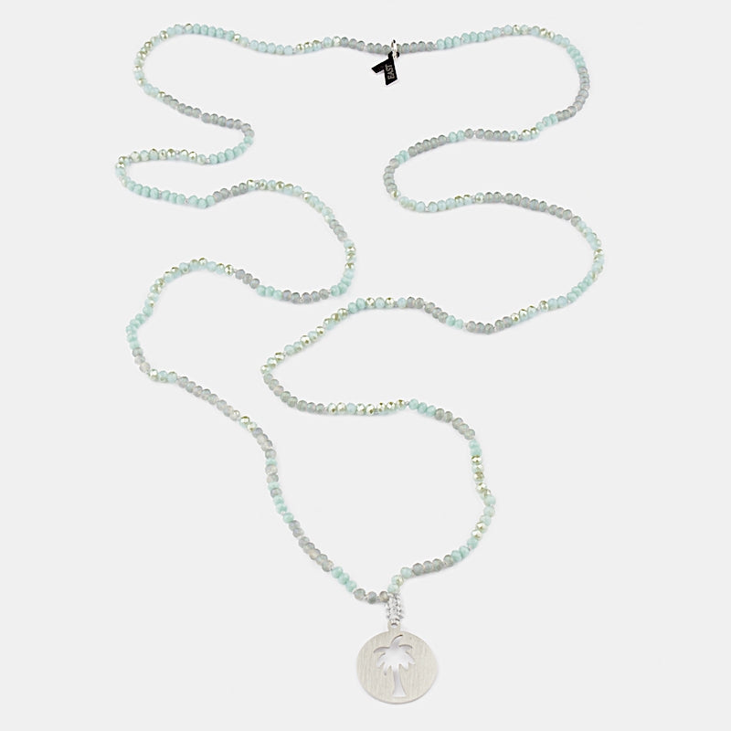 Drishti Halsband Silver Turkos