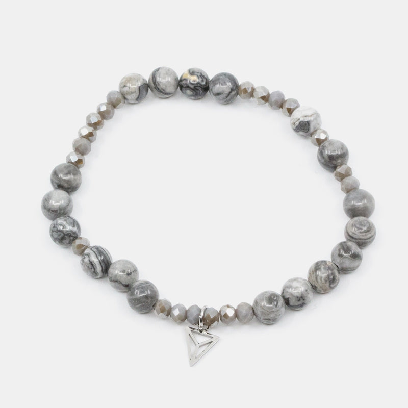 Tassel Armband Grå Y-YOGA Grå