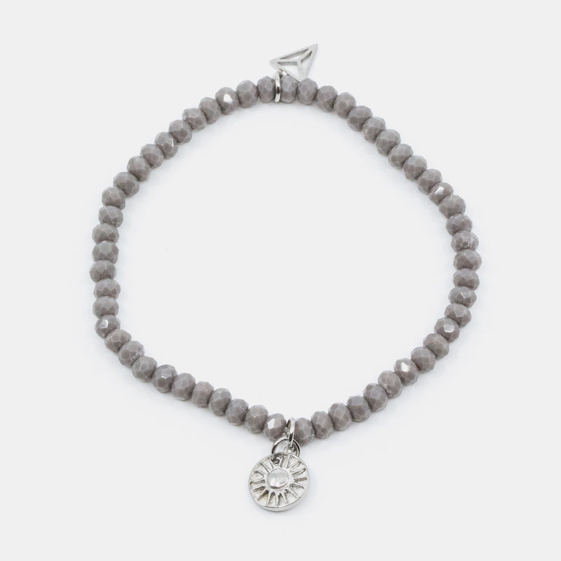 Sun Amulet Armband Grå Y-YOGA Grå