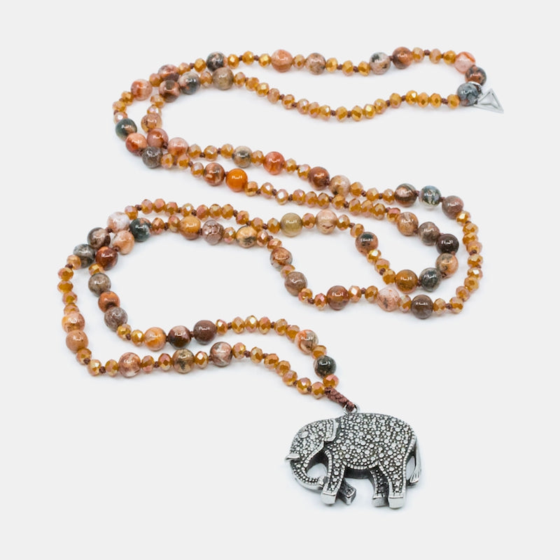 Elephant Halsband Orange Y-YOGA Orange