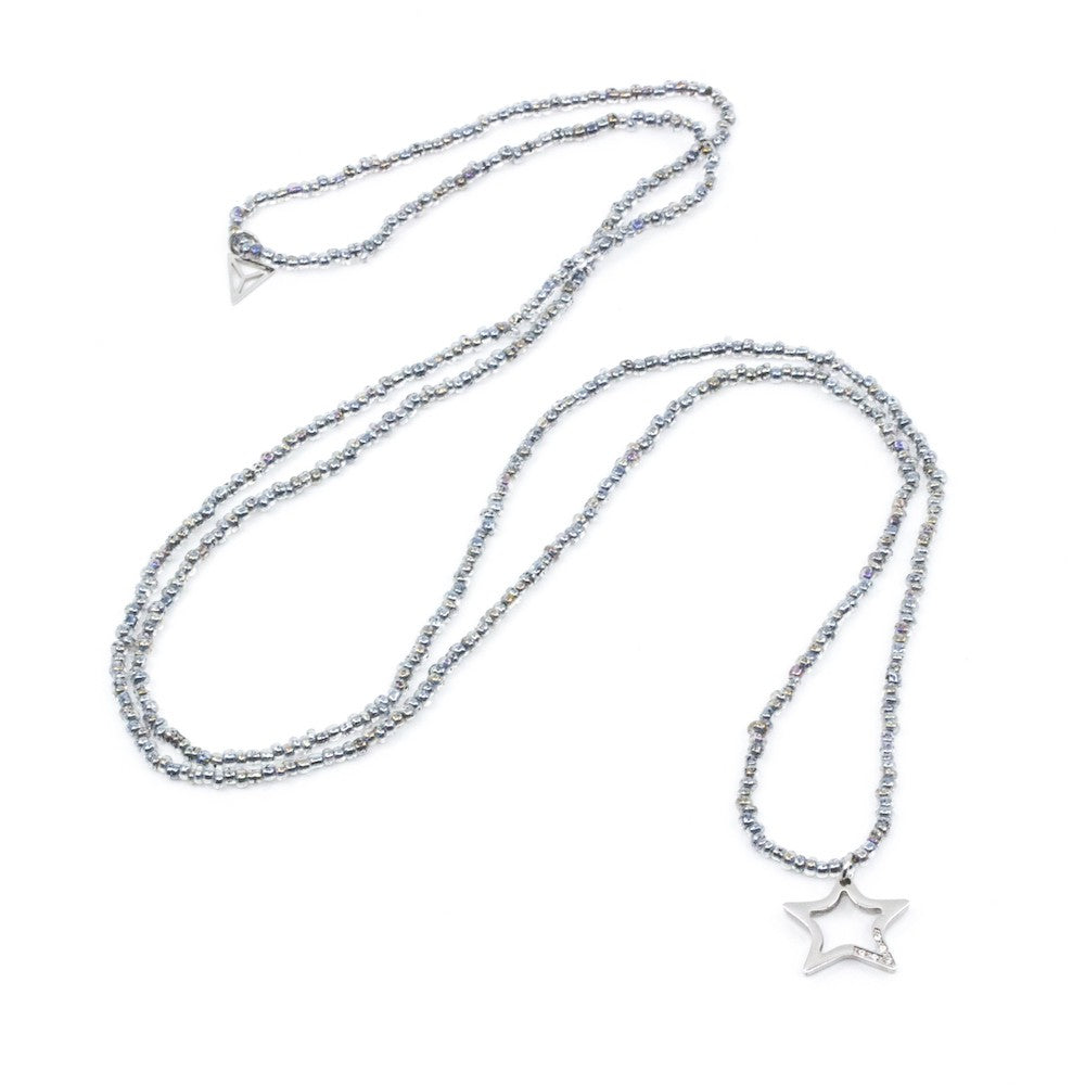 Shining Star Halsband Blå Blå/Silver