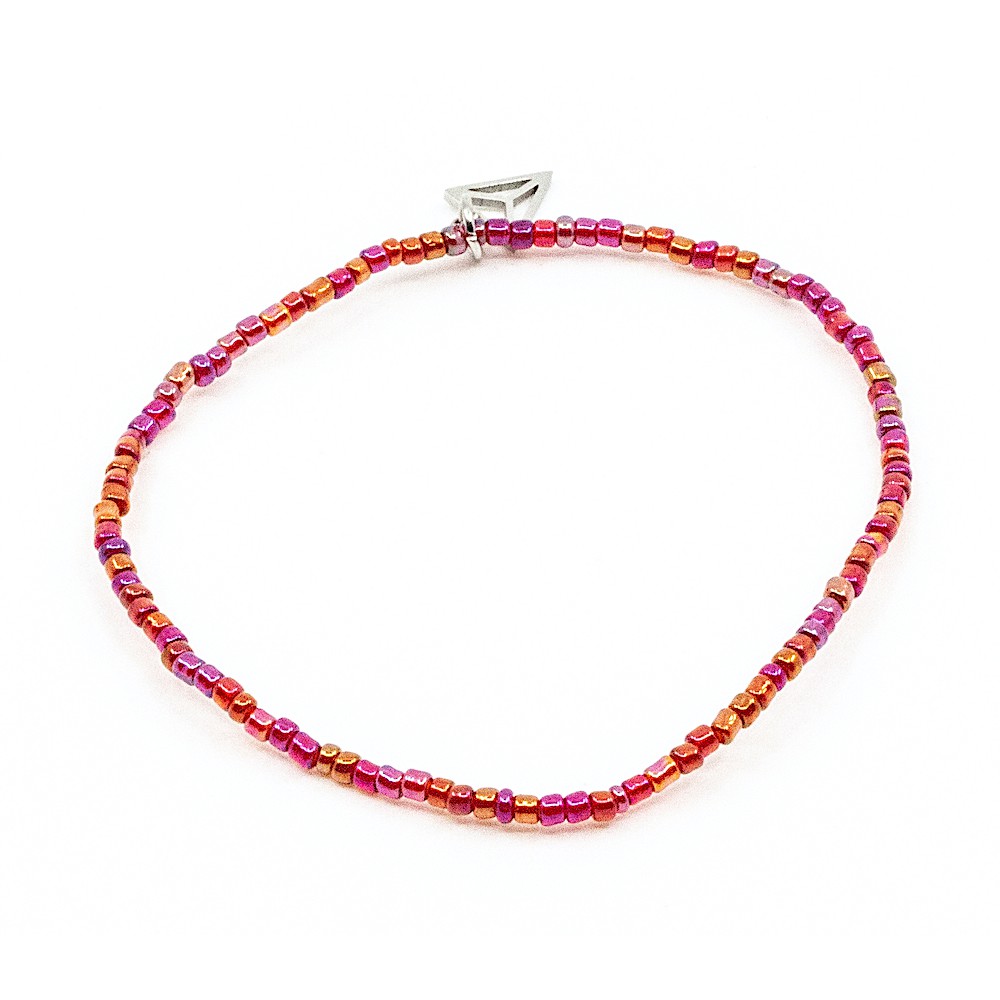 Single Colorfull Armband Rosa Rosa