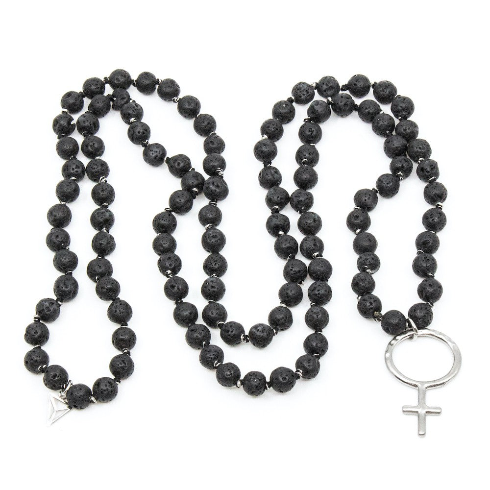 Venus Halsband Svart Lava Svart