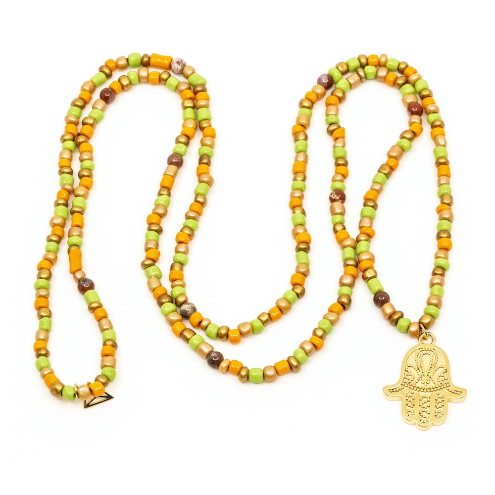 Mini Bead Halsband Mix Multi