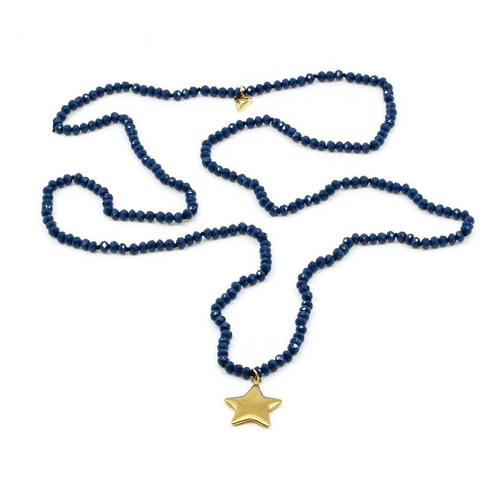 Soft Star Halsband Blå Blå