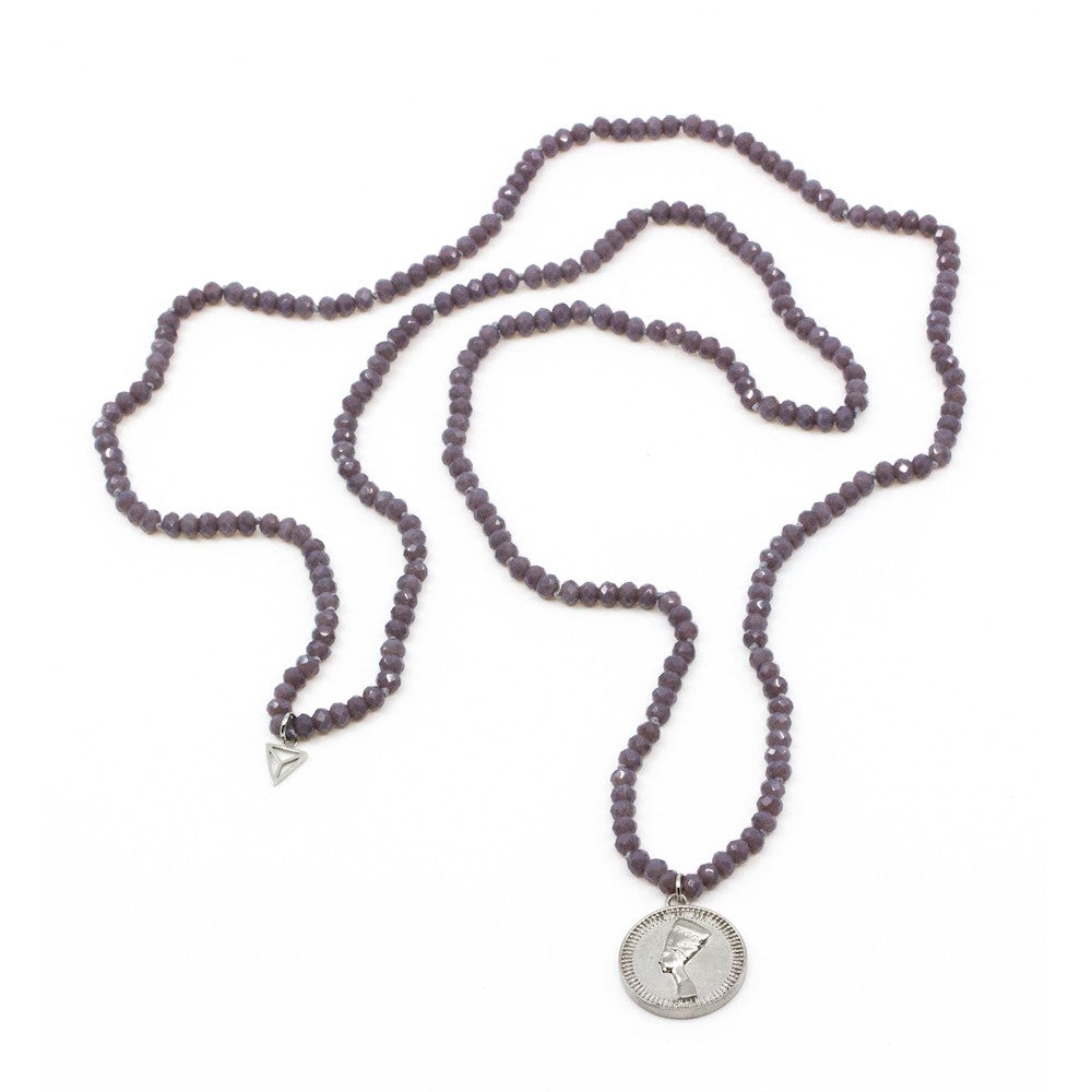 Nefertiti Halsband Lila Lila