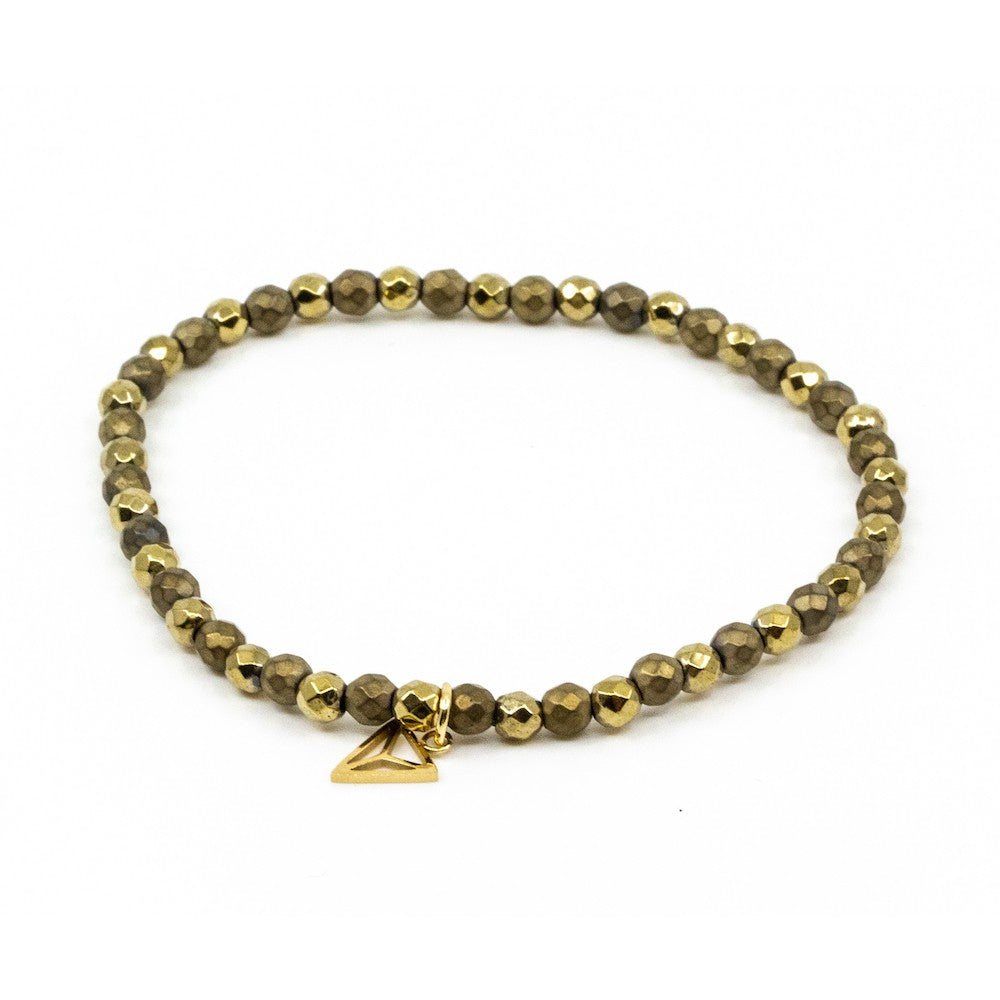 Hematite Armband Guld Guld