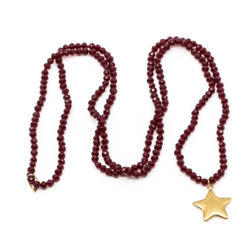 Golden Soft Star Halsband Röd Röd