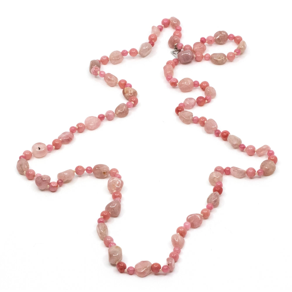 Natural Rosequarts Necklace Pink