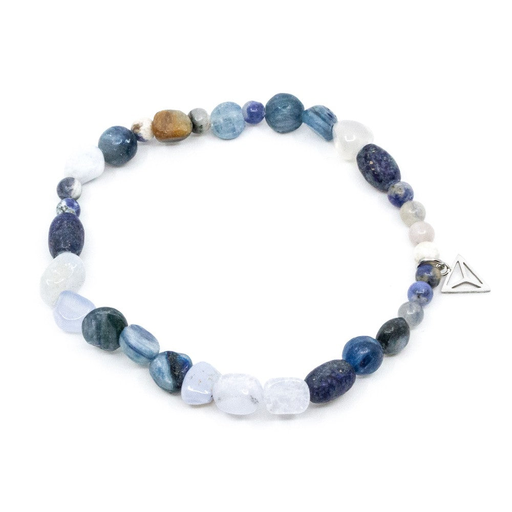 Single Beads Armband Blå Blå