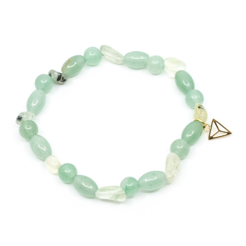 Single Beads Armband Grön Grön