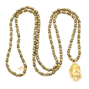 Buddha Halsband Guld Guld