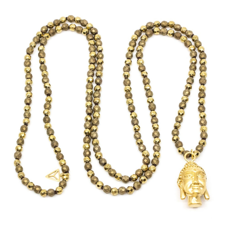 Buddha Halsband Guld Guld