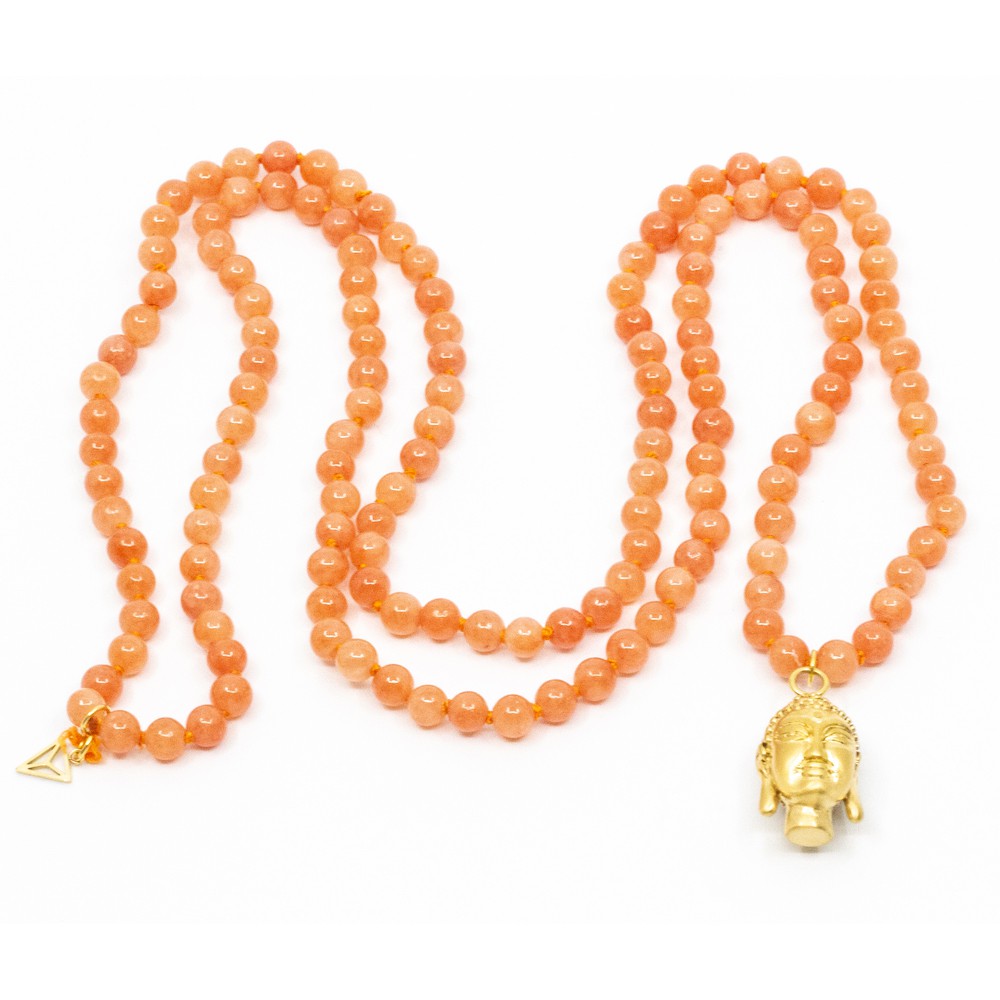 Buddha Halsband Peach Peach