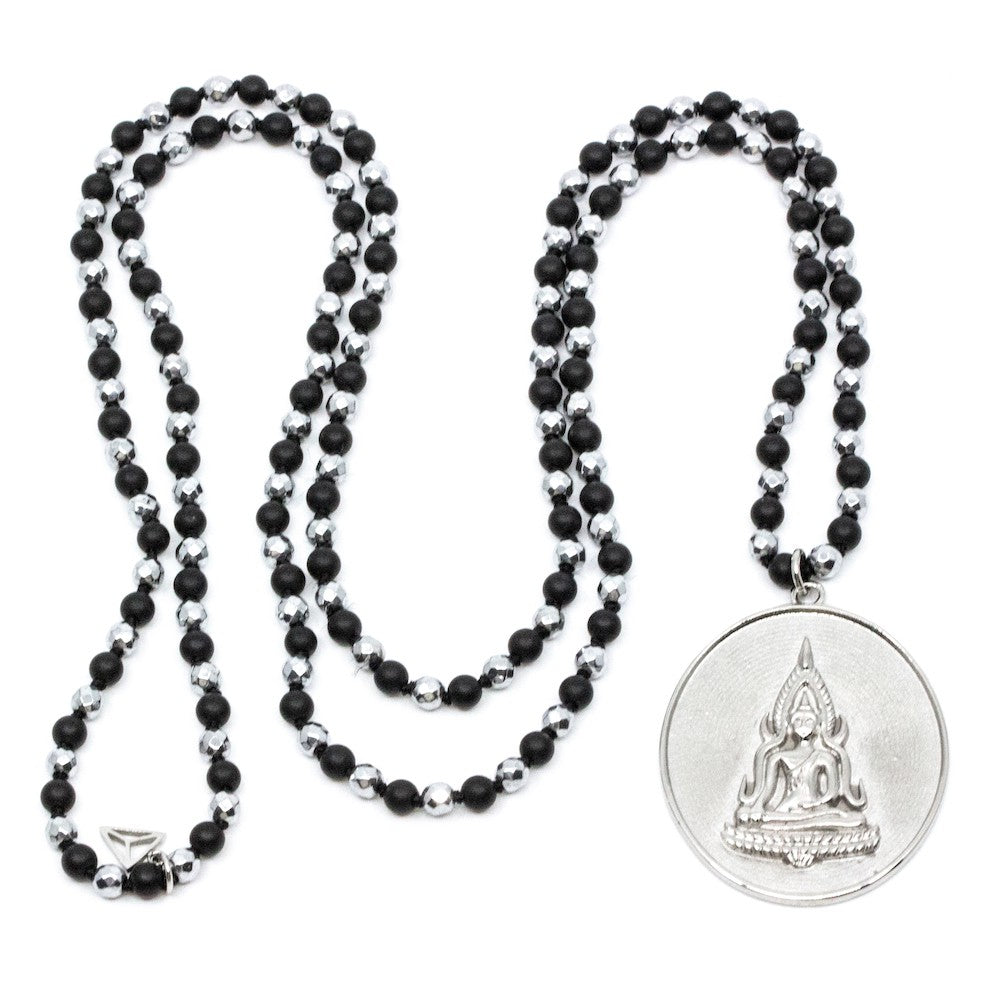 Buddha Halsband Svart Svart