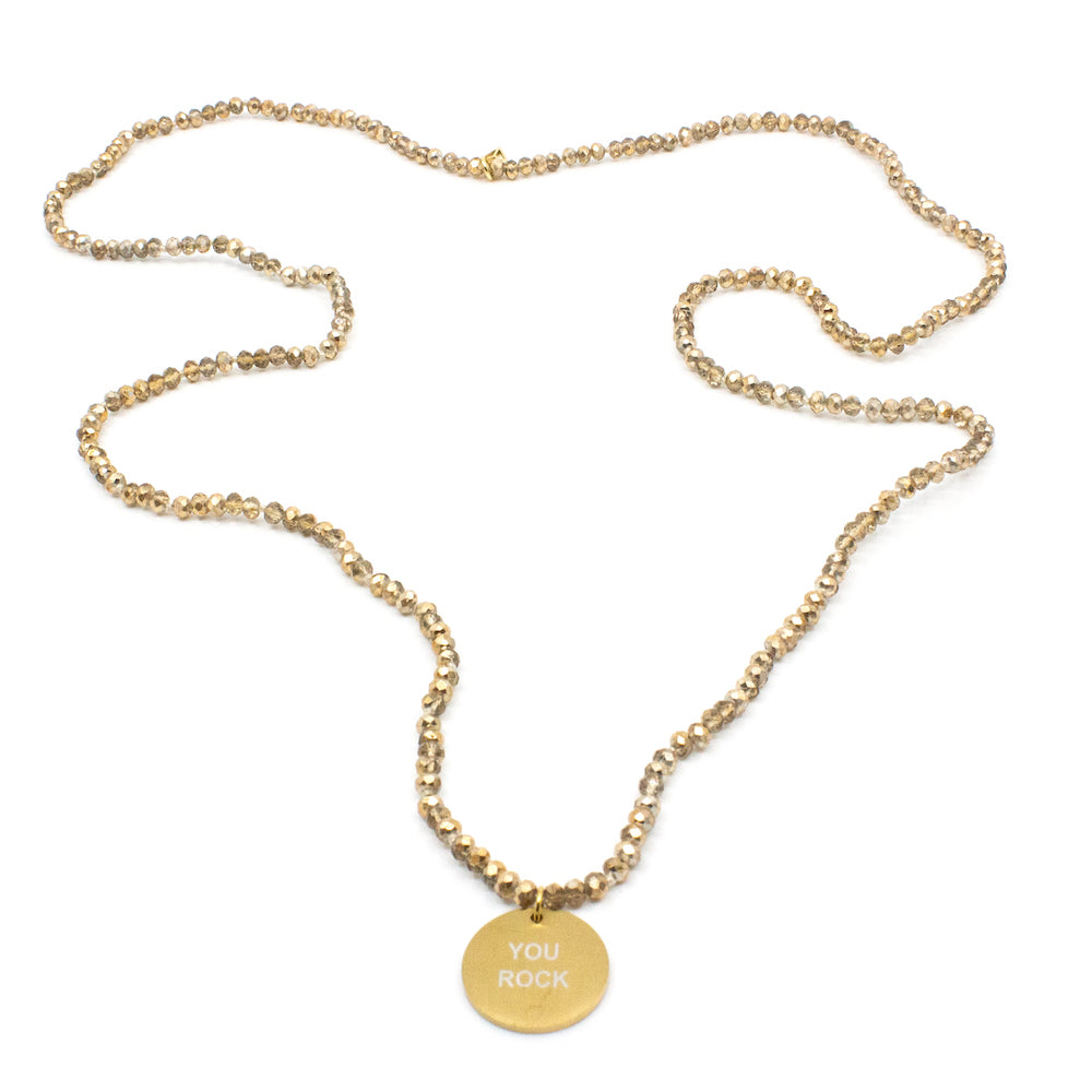 You Rock Halsband Sand