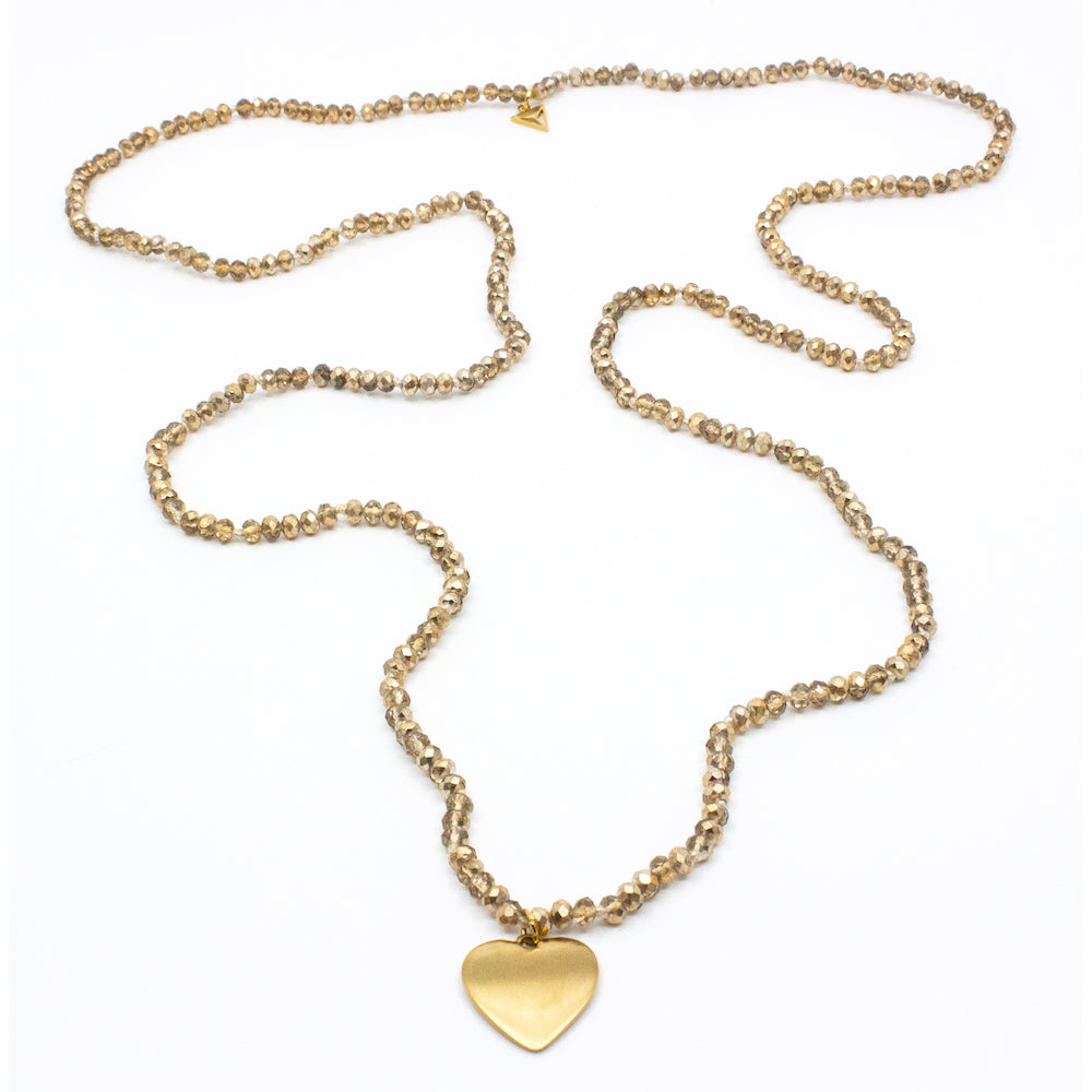 Love Yourself Halsband Sand
