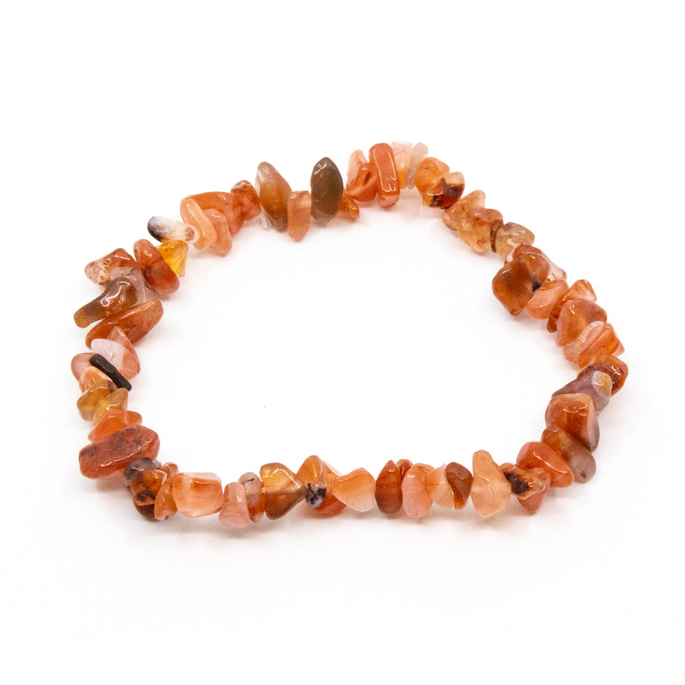 Natural Gem Bracelet Orange Agate