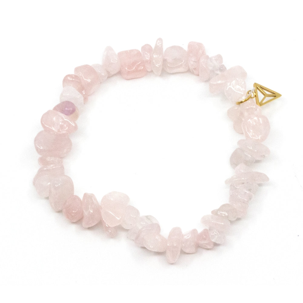 Natural Gem Bracelet Rose Quartz
