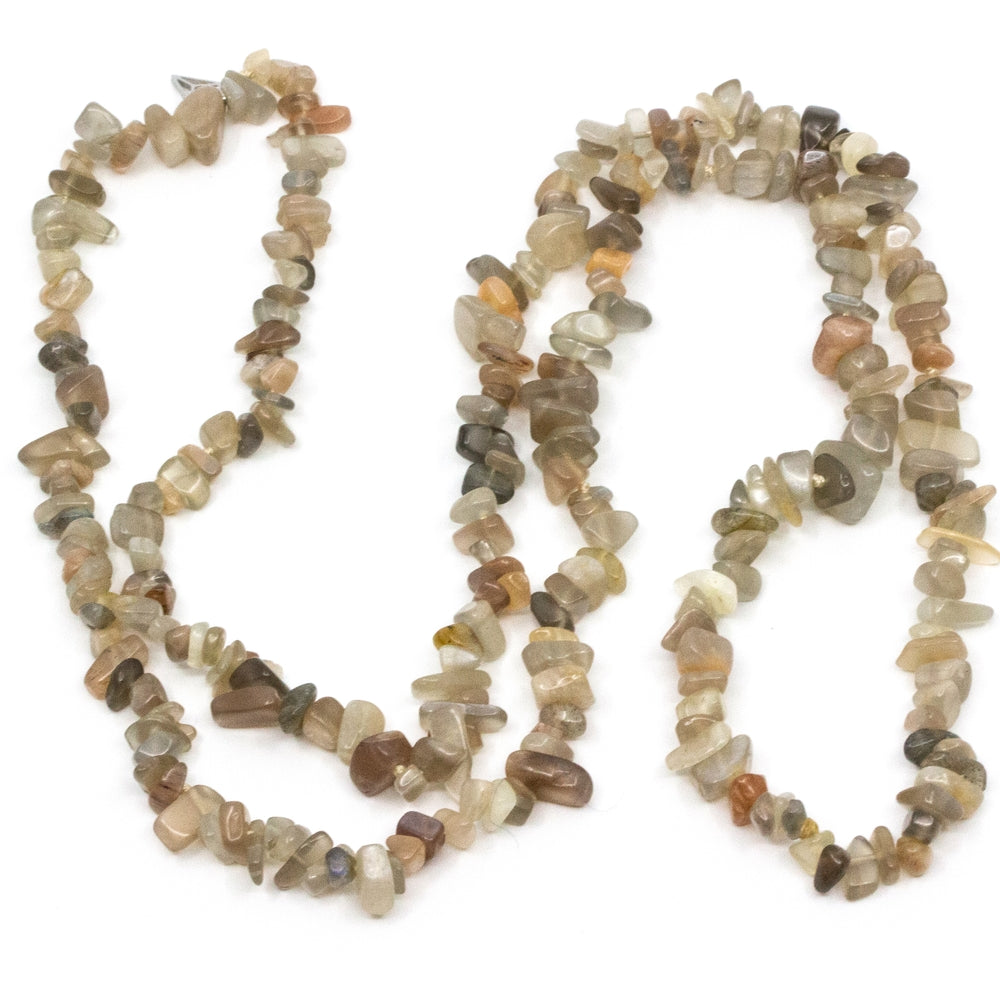 Natural Gem Necklace Grey