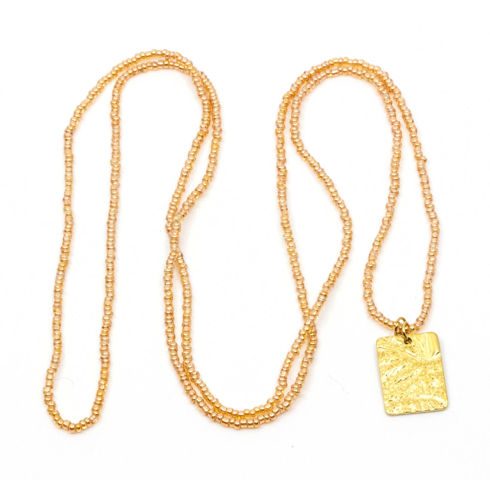 Sea Imprint Necklace Peach