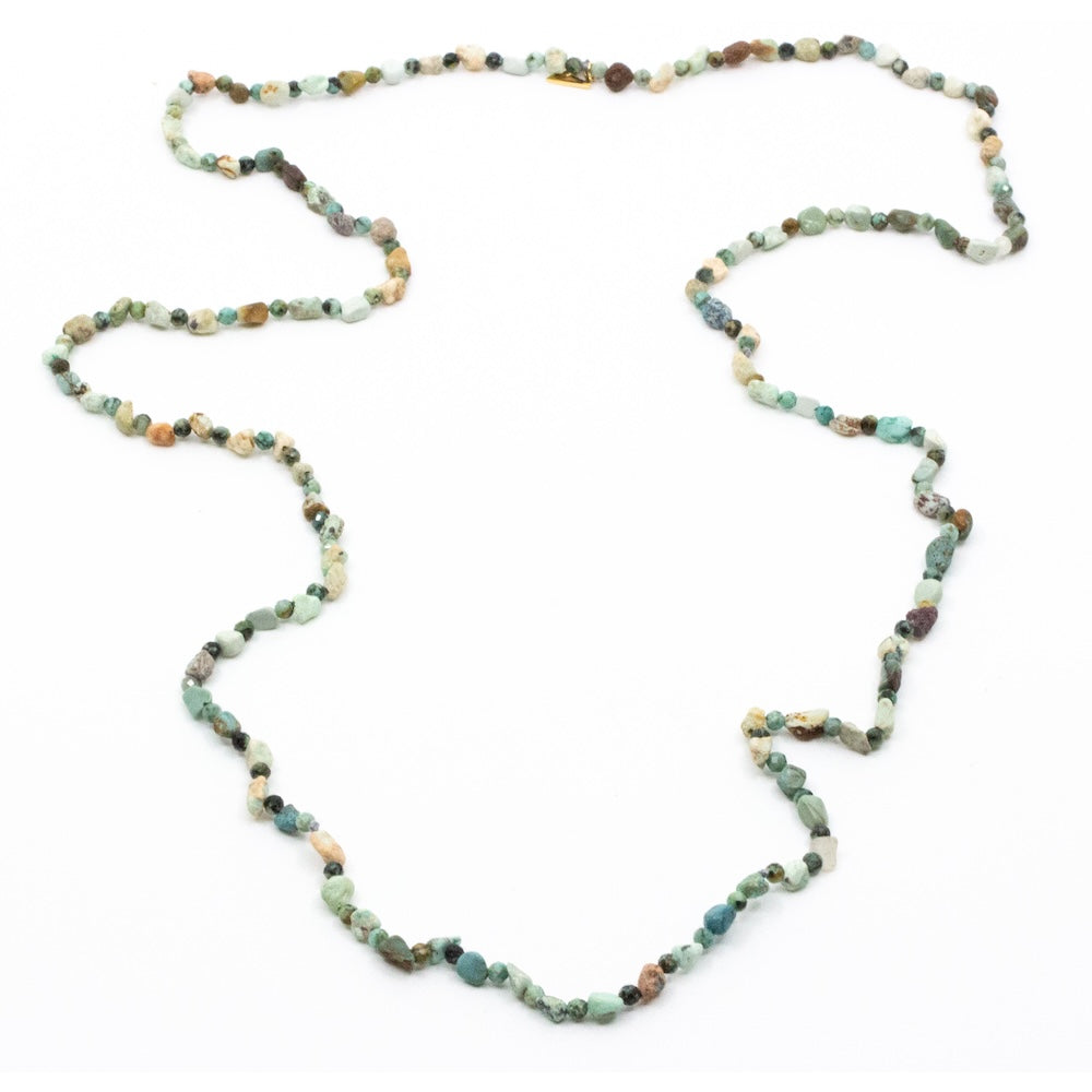 Simple Amazonite Halsband 90cm