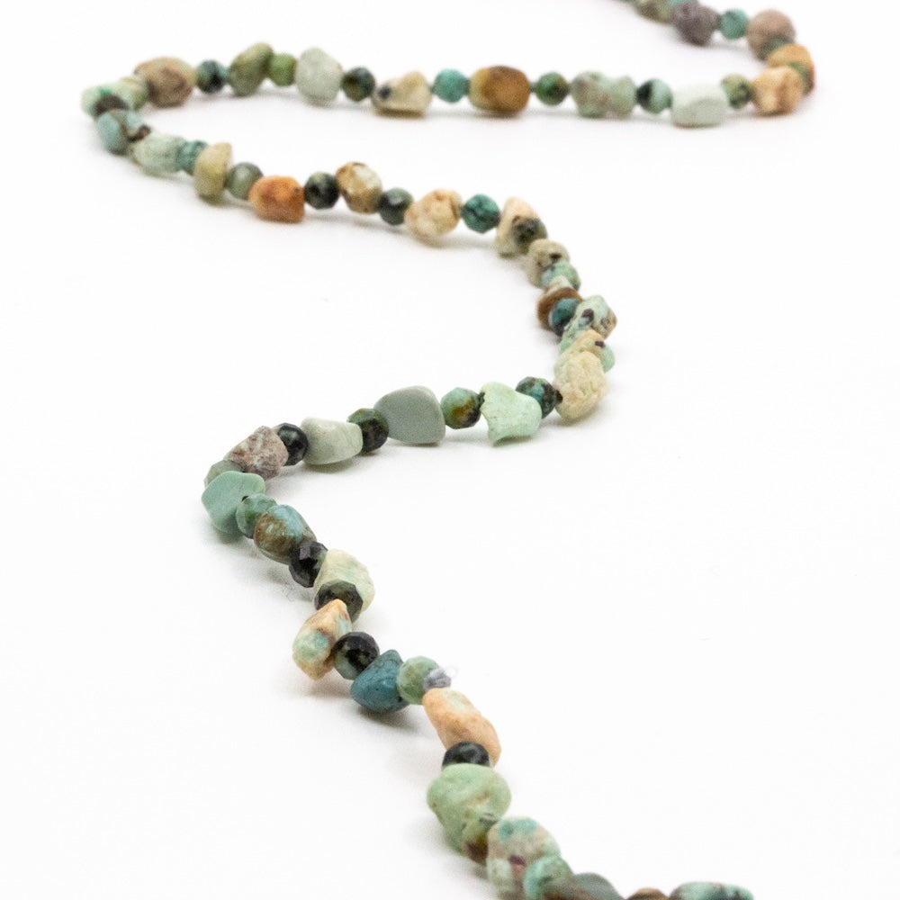 Simple Amazonite Halsband 90cm